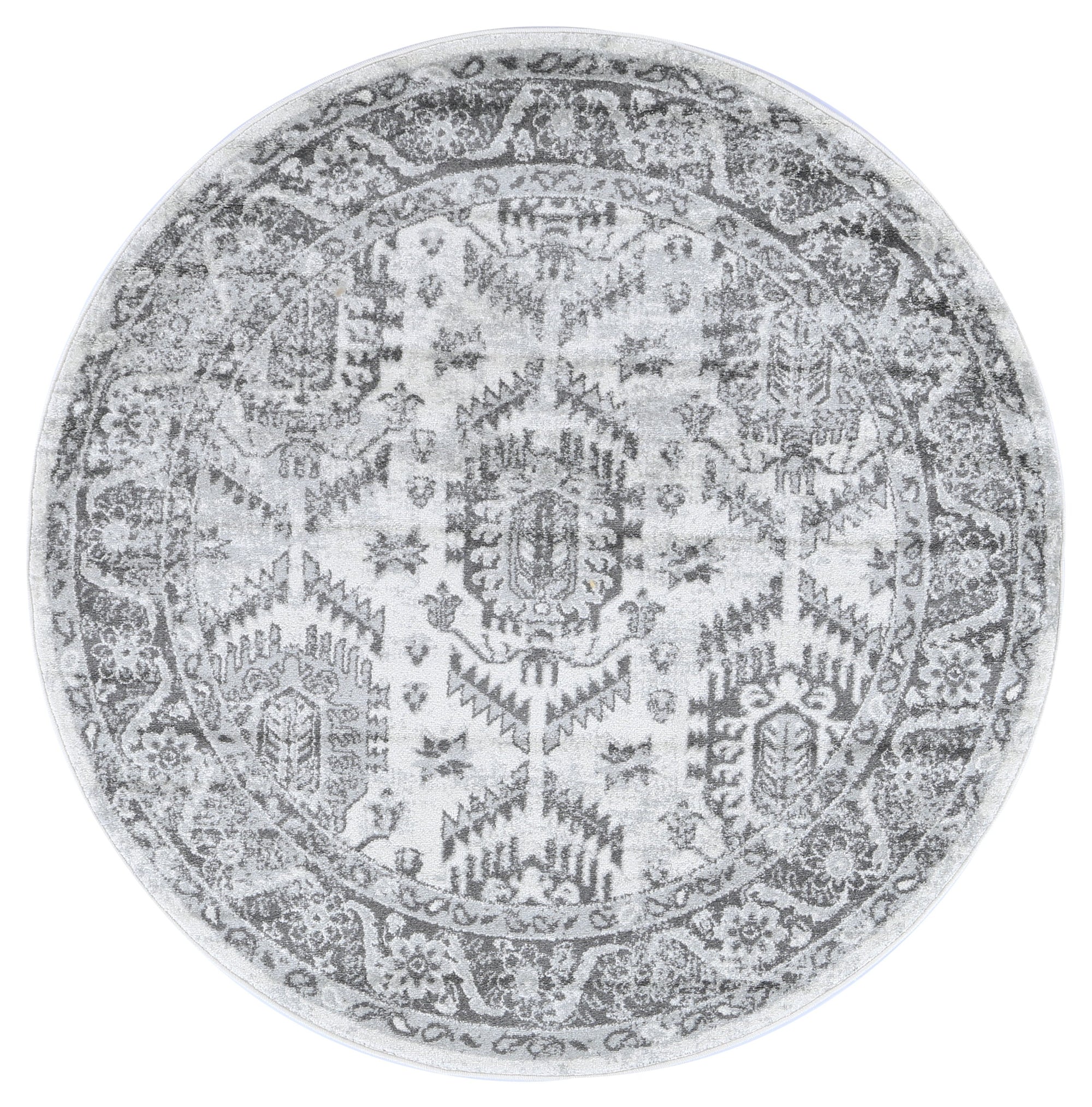 Provence 3 White Grey Traditional