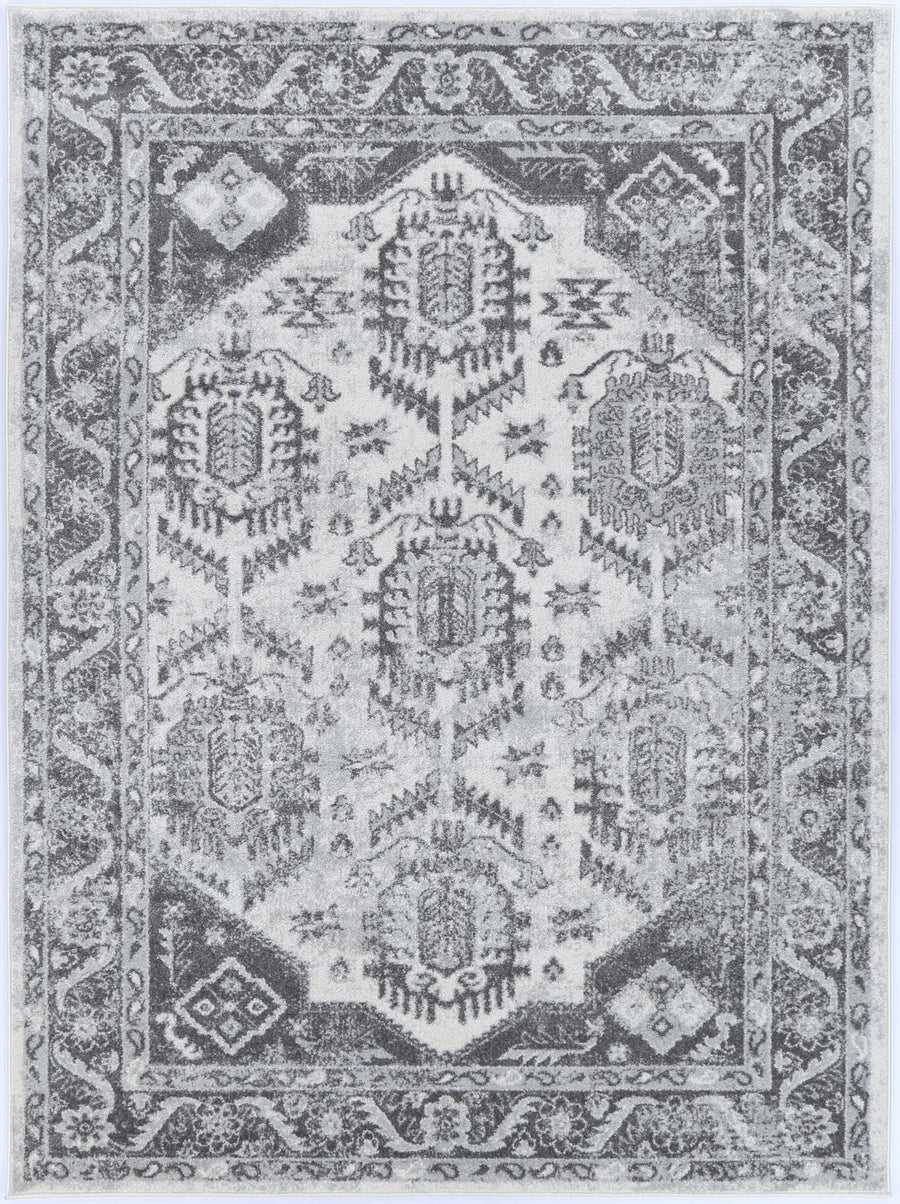 Provence 3 White Grey Traditional