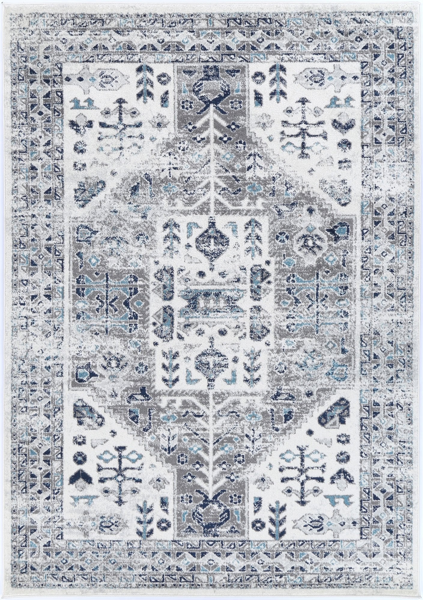 Provence14 Cream Blue Traditional