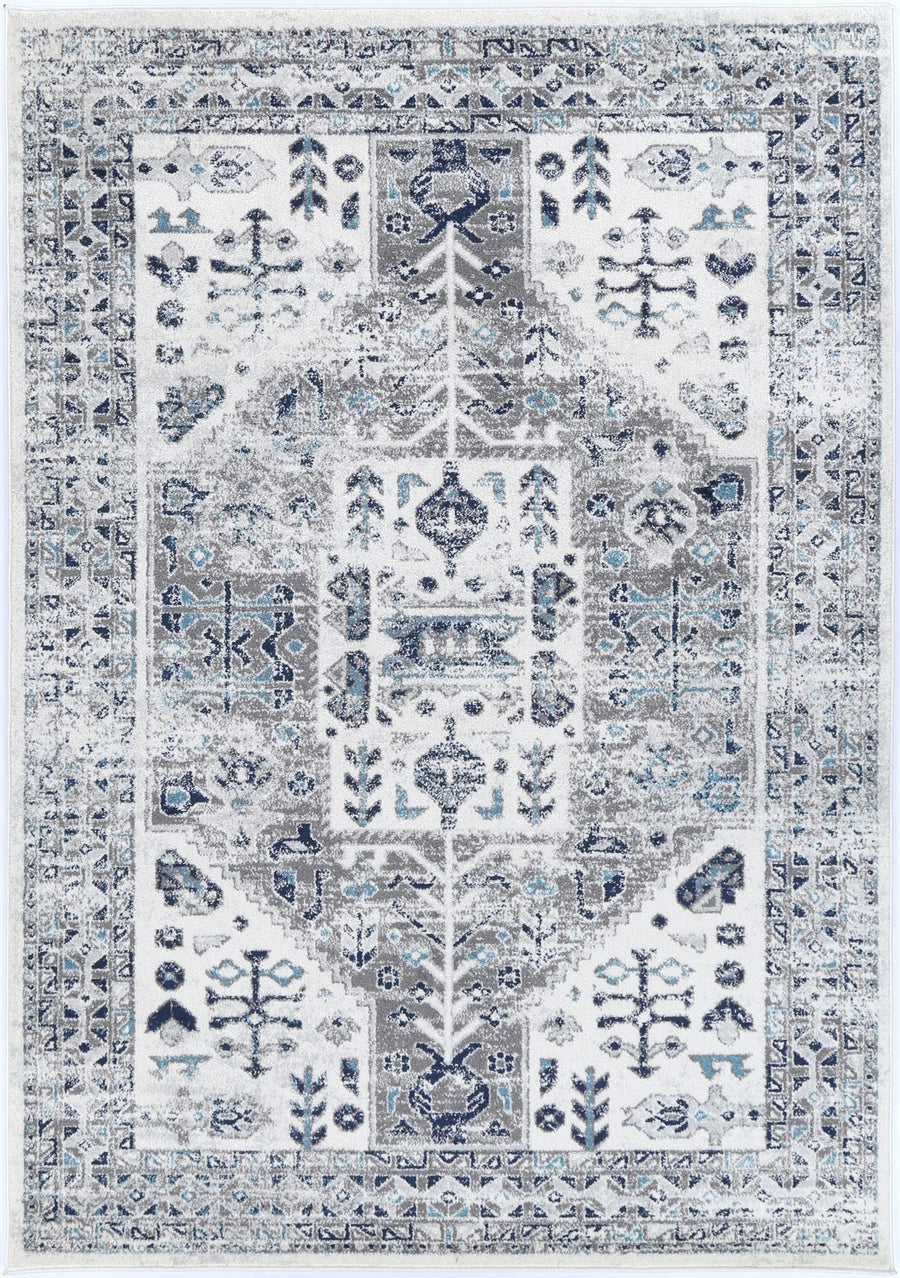 Provence14 Cream Blue Traditional