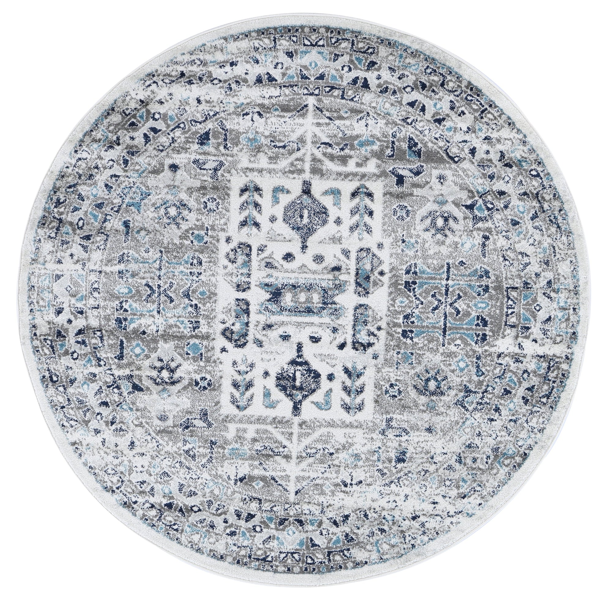 Provence14 Cream Blue Traditional