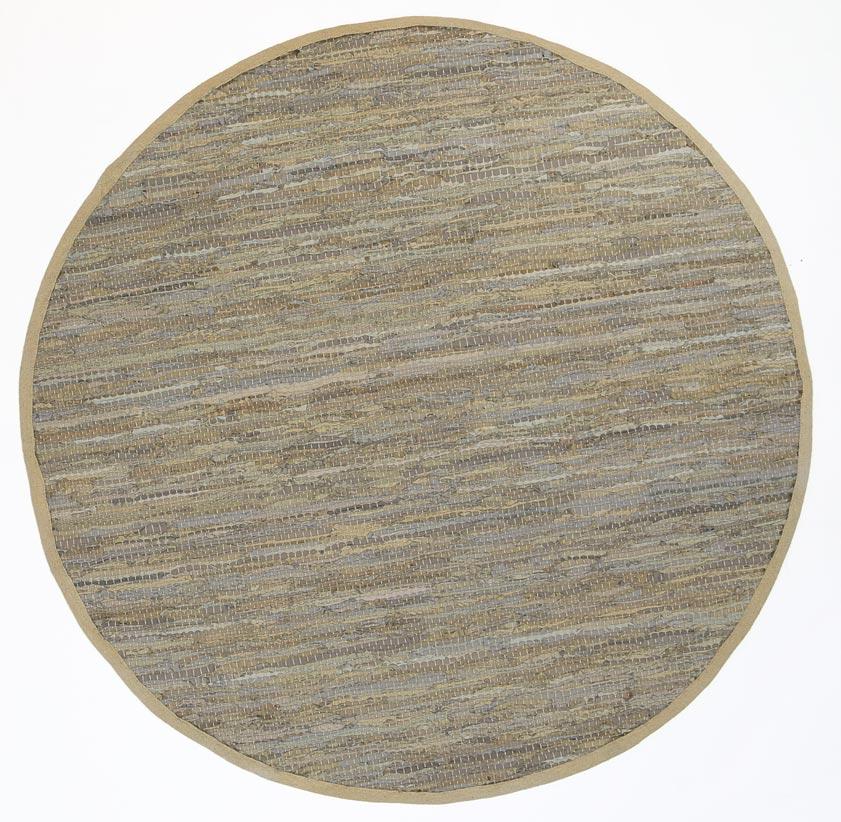 Leather Rug Sage