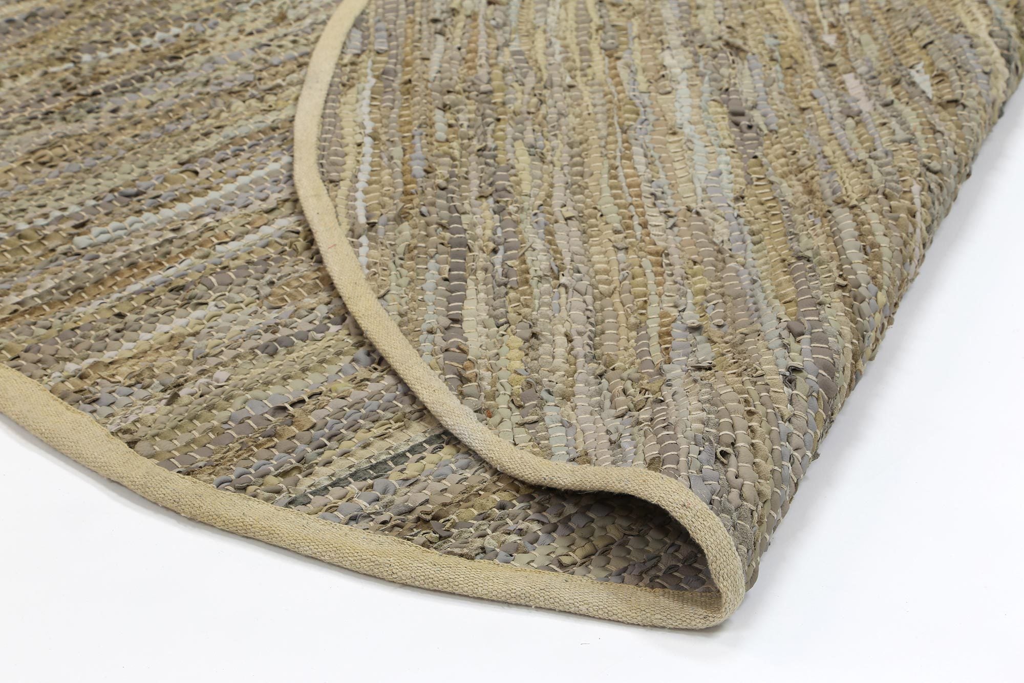 Leather Rug Sage