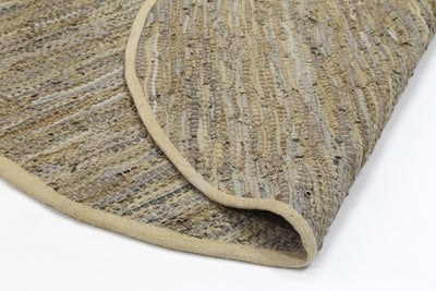 Leather Rug Sage