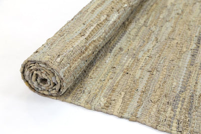 Leather Rug Sage