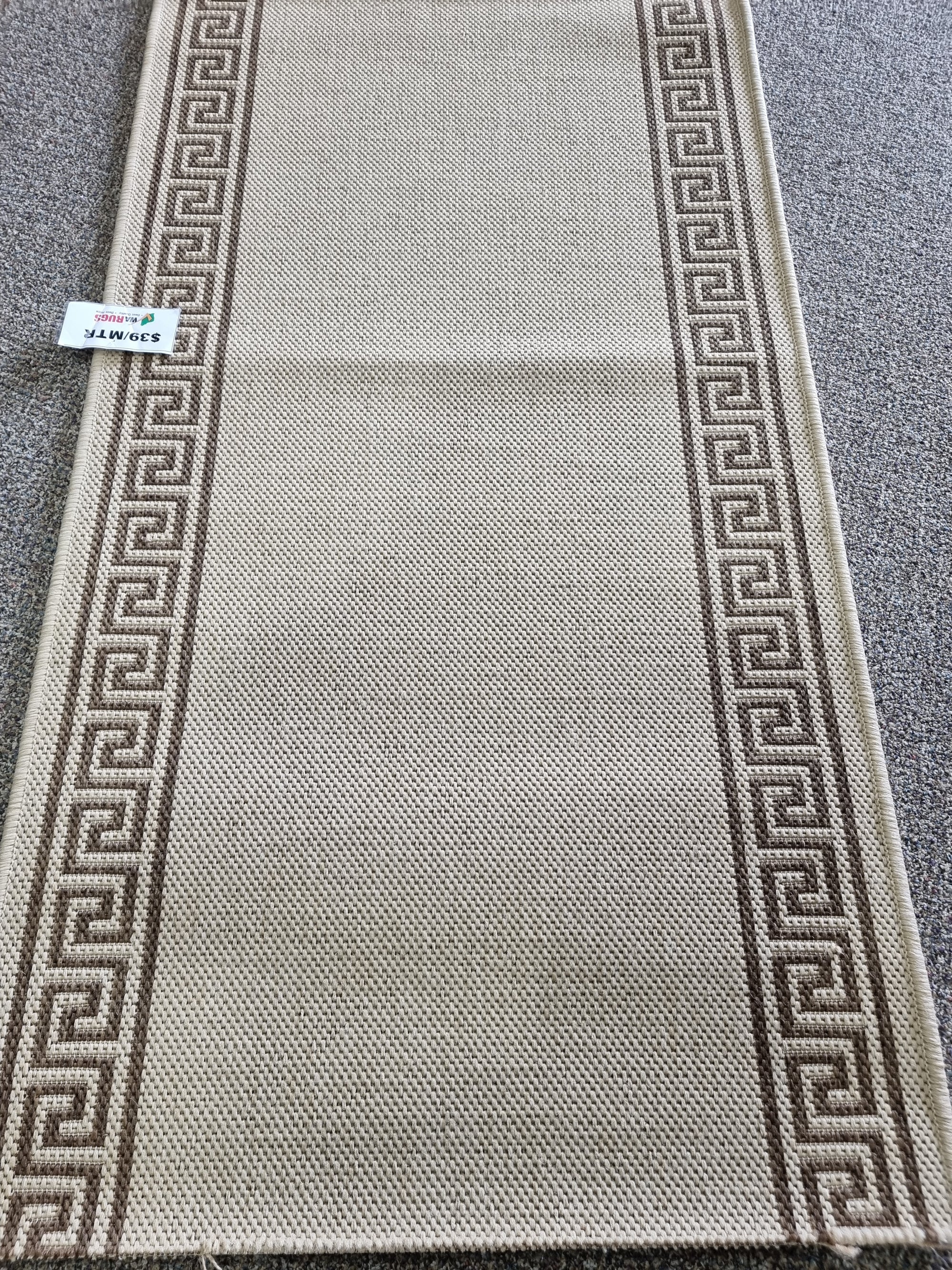 Hallway Runners - Rubber Backing(Flat weave)