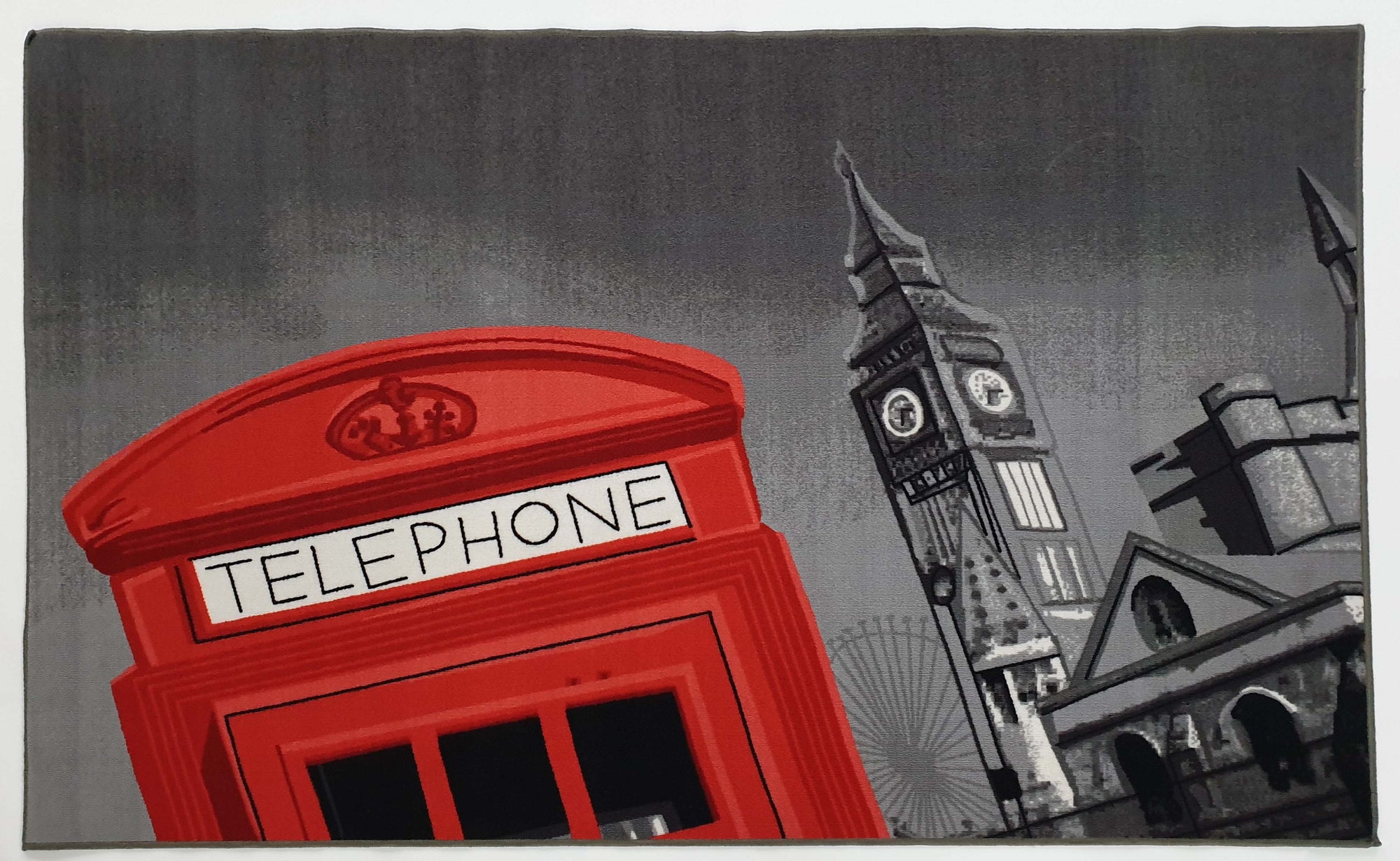 Telephone Box - Rubber backing
