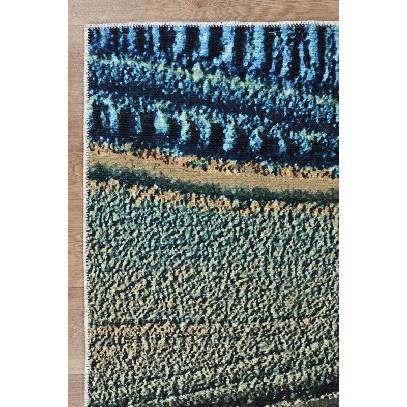 Aboriginal Art By Saretta Parai Washable Rug