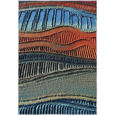 Aboriginal Art By Saretta Parai Washable Rug