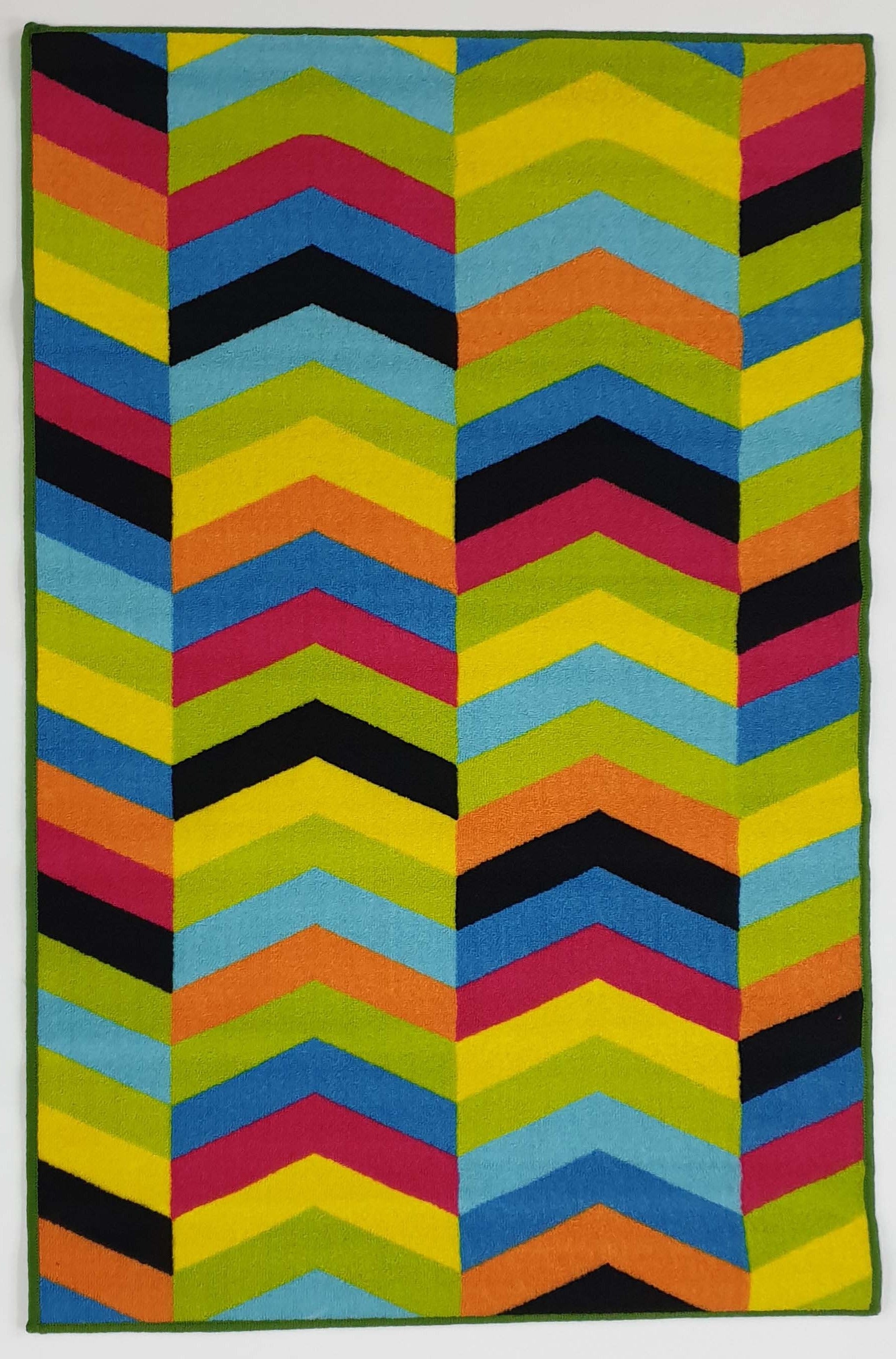 Multi Chevron - Rubber backing