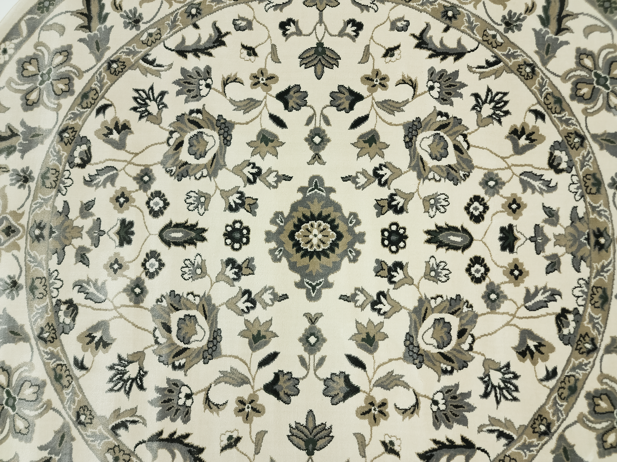 Ottoman 079 CREAM/CREAM (Round)