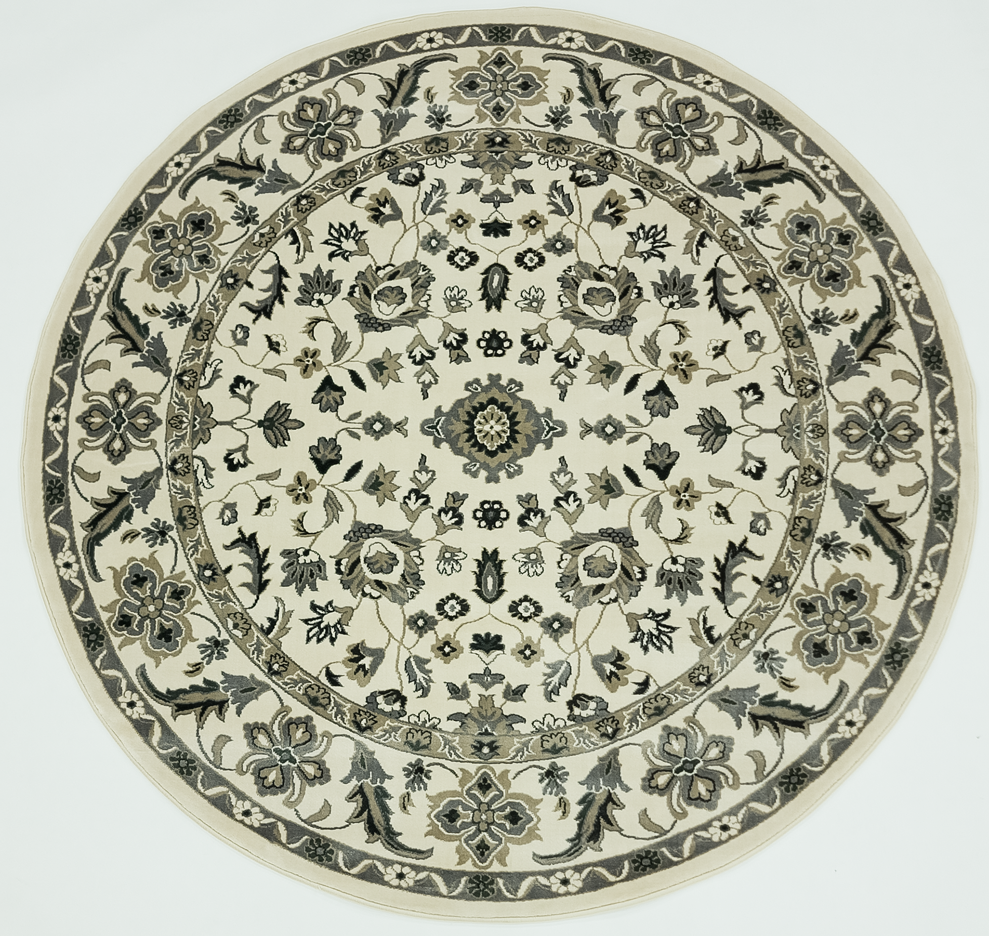 Ottoman 079 CREAM/CREAM (Round)