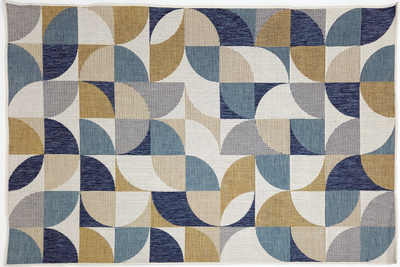 Flora  1113 Ecru S. Navy S.AQUA