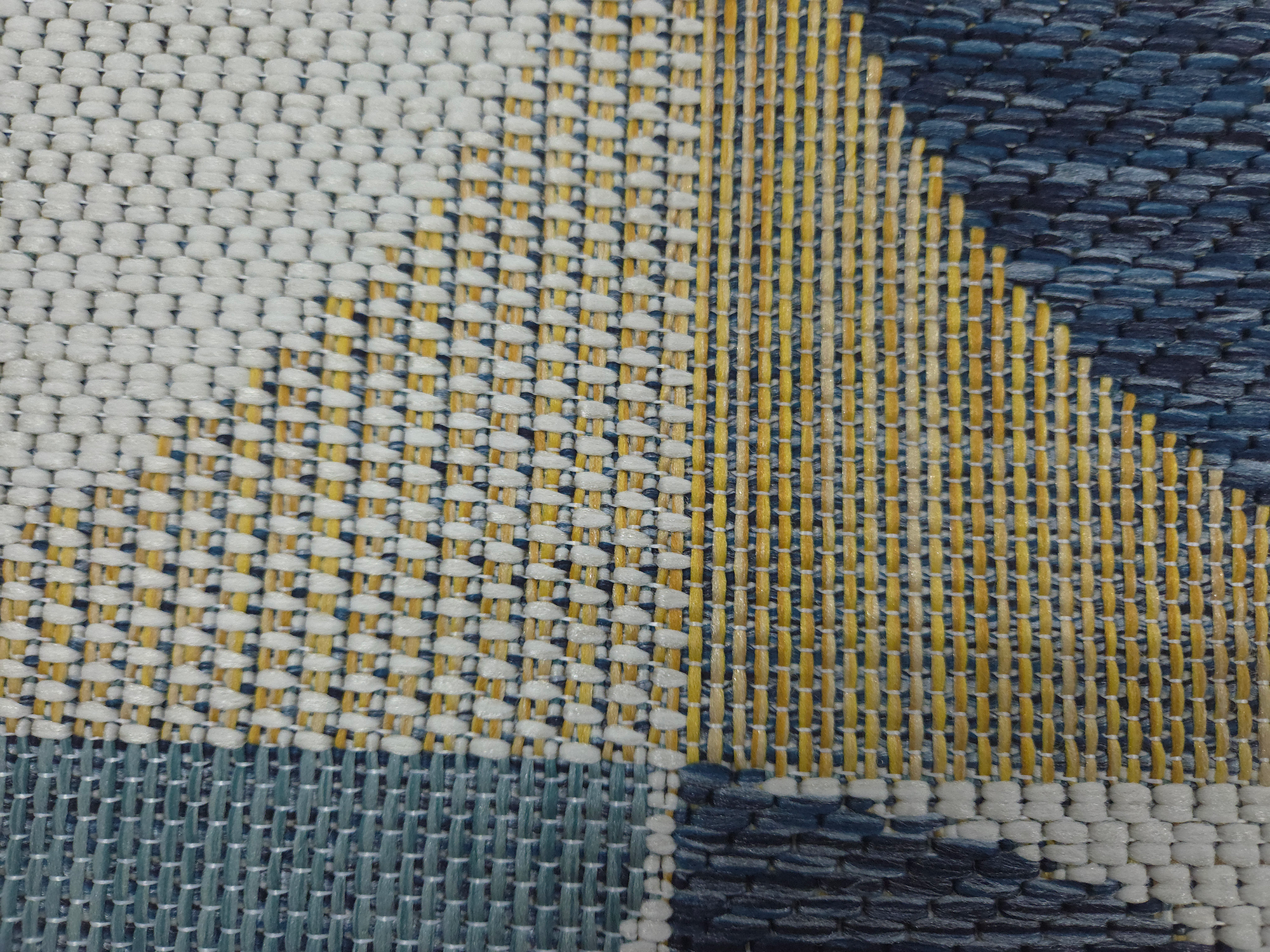 Flora  1113 Ecru S. Navy S.AQUA