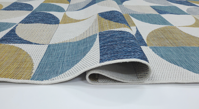 Flora  1113 Ecru S. Navy S.AQUA