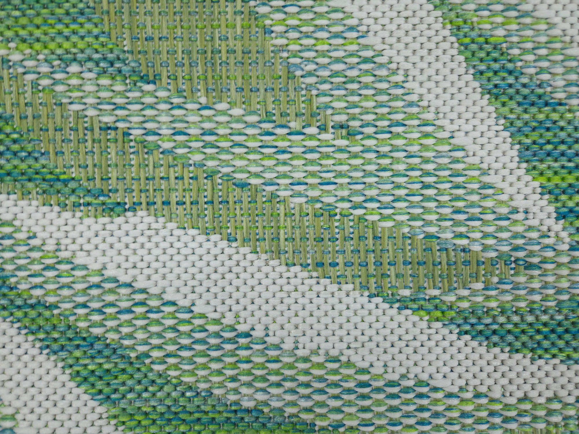 LUSH  1170 Green Blue Ecru S.PEA