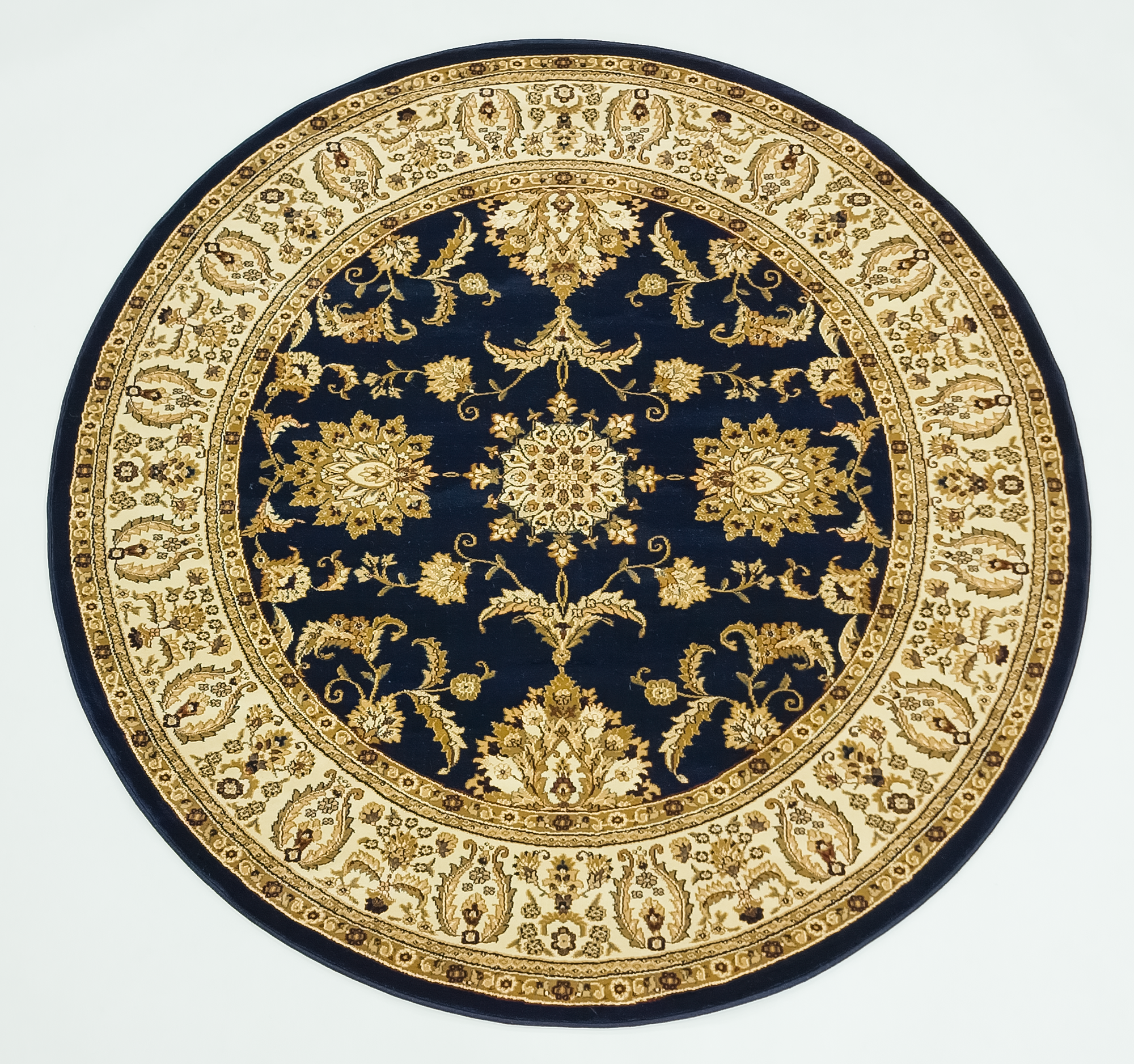 Ottoman 504 NAVY/NAVY (Round)