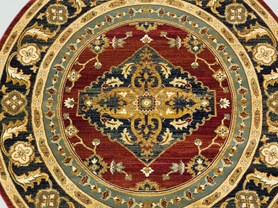 Ottoman 6432 RED/RED (Round)