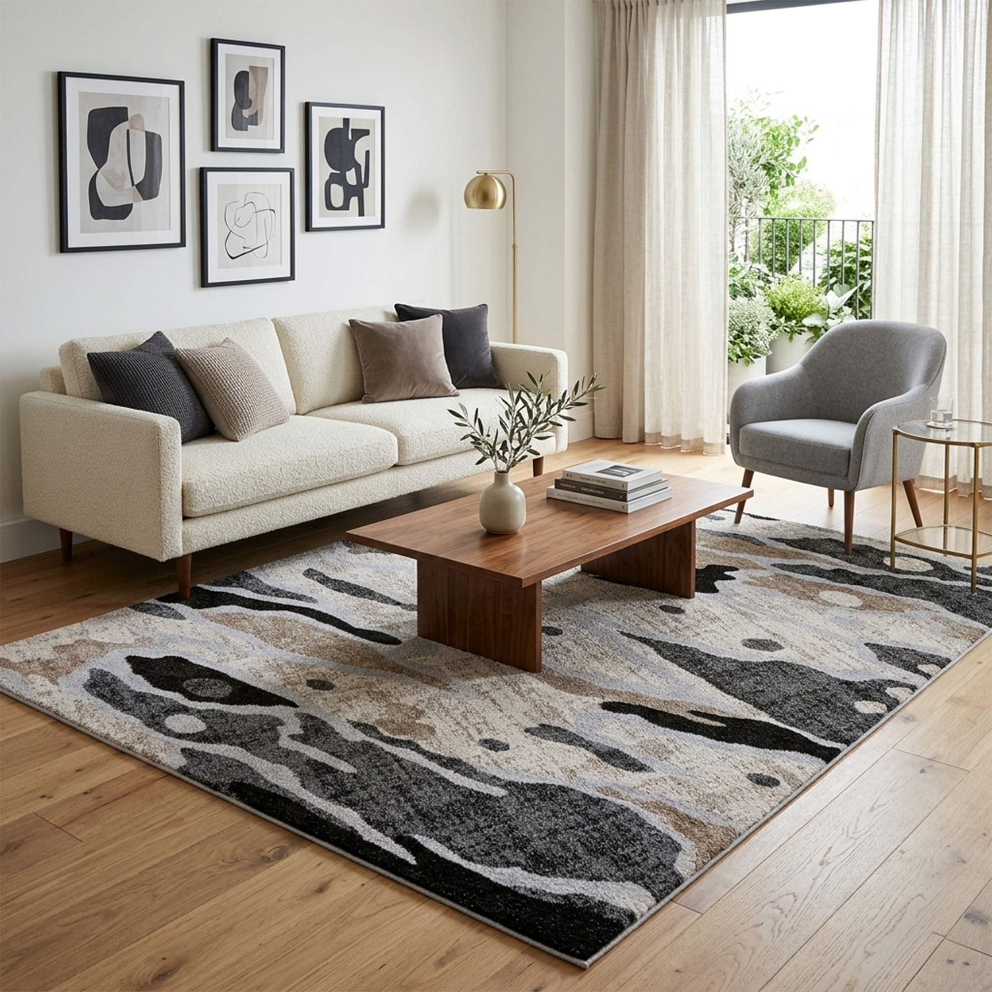 Frisee Rug 691A Cream