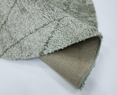 IDEAL SHAGGY 78541 340 GREEN (ROUND)