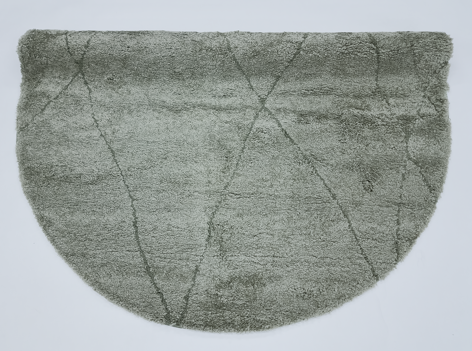 IDEAL SHAGGY 78541 340 GREEN (ROUND)