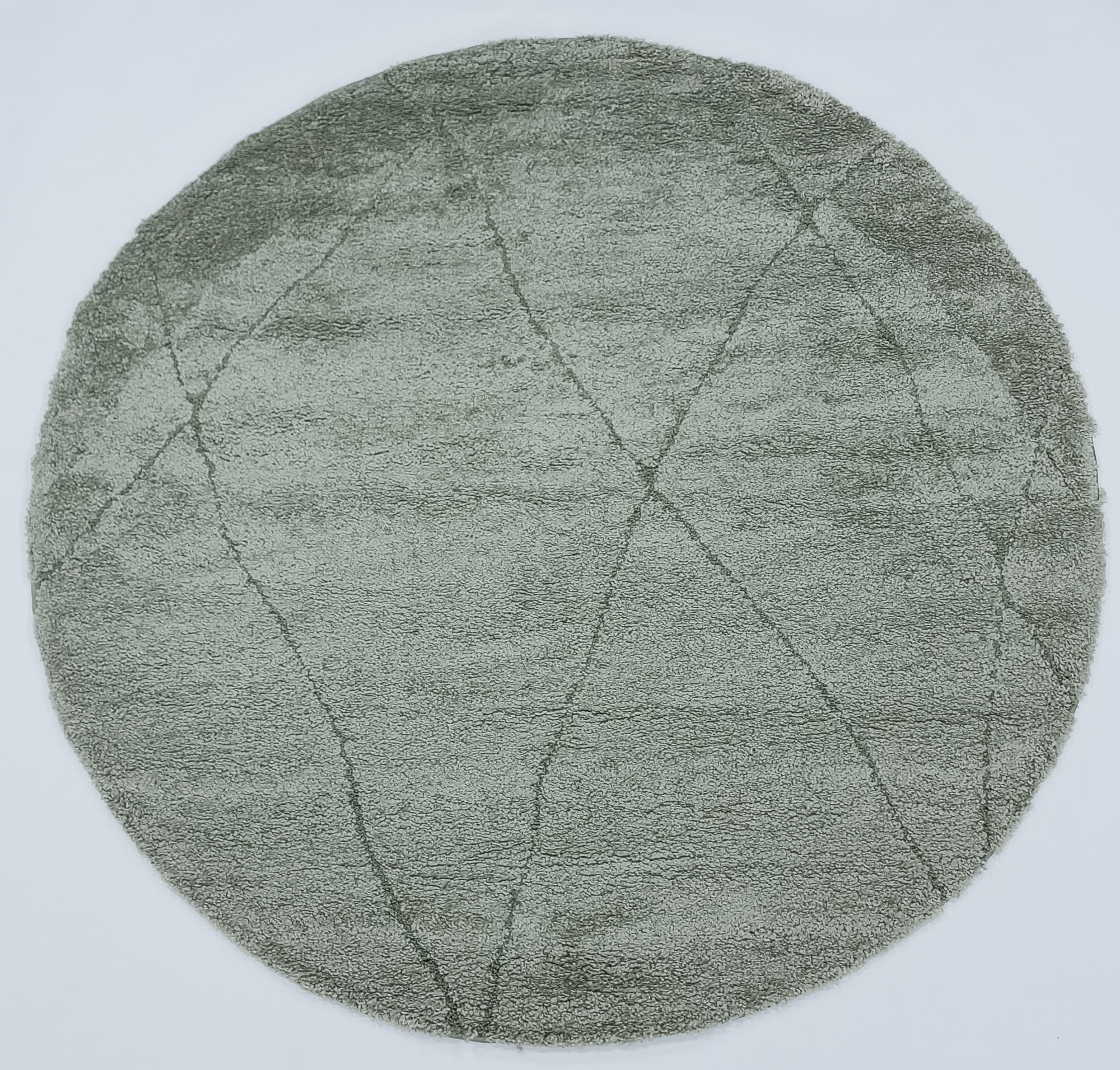 IDEAL SHAGGY 78541 340 GREEN (ROUND)