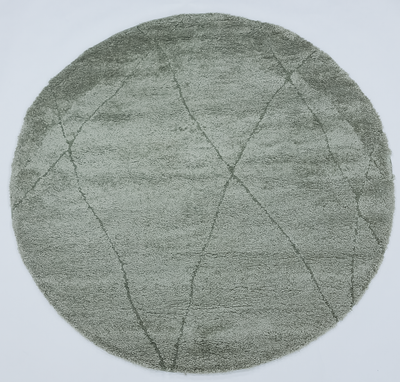 IDEAL SHAGGY 78541 340 GREEN (ROUND)