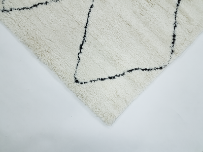 IDEAL SHAGGY  80260 390 WHITE BLACK