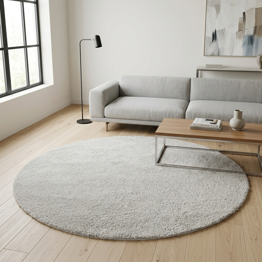 IDEAL SHAGGY  80261 60 CREAM (ROUND)
