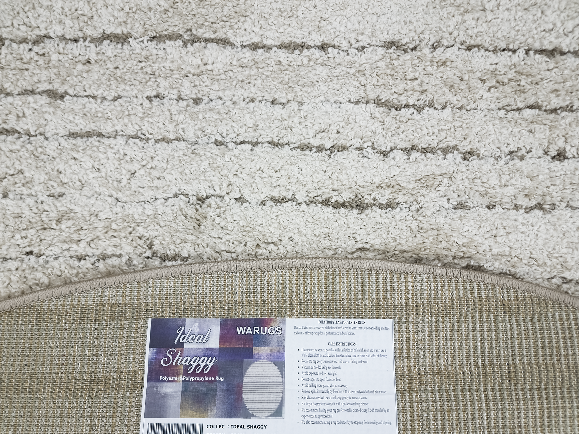 IDEAL SHAGGY 80409 270 BEIGE (ROUND