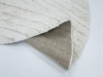 IDEAL SHAGGY 80409 360 CREAM (ROUND)