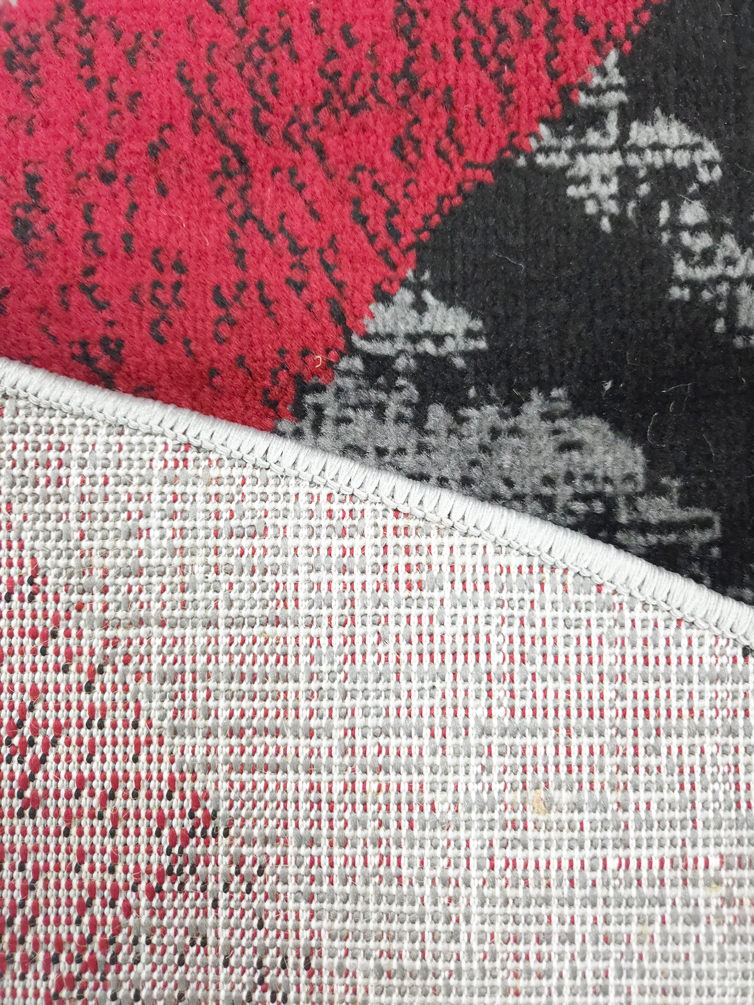 Alexa  815 DARK GREY/RED (ROUND)