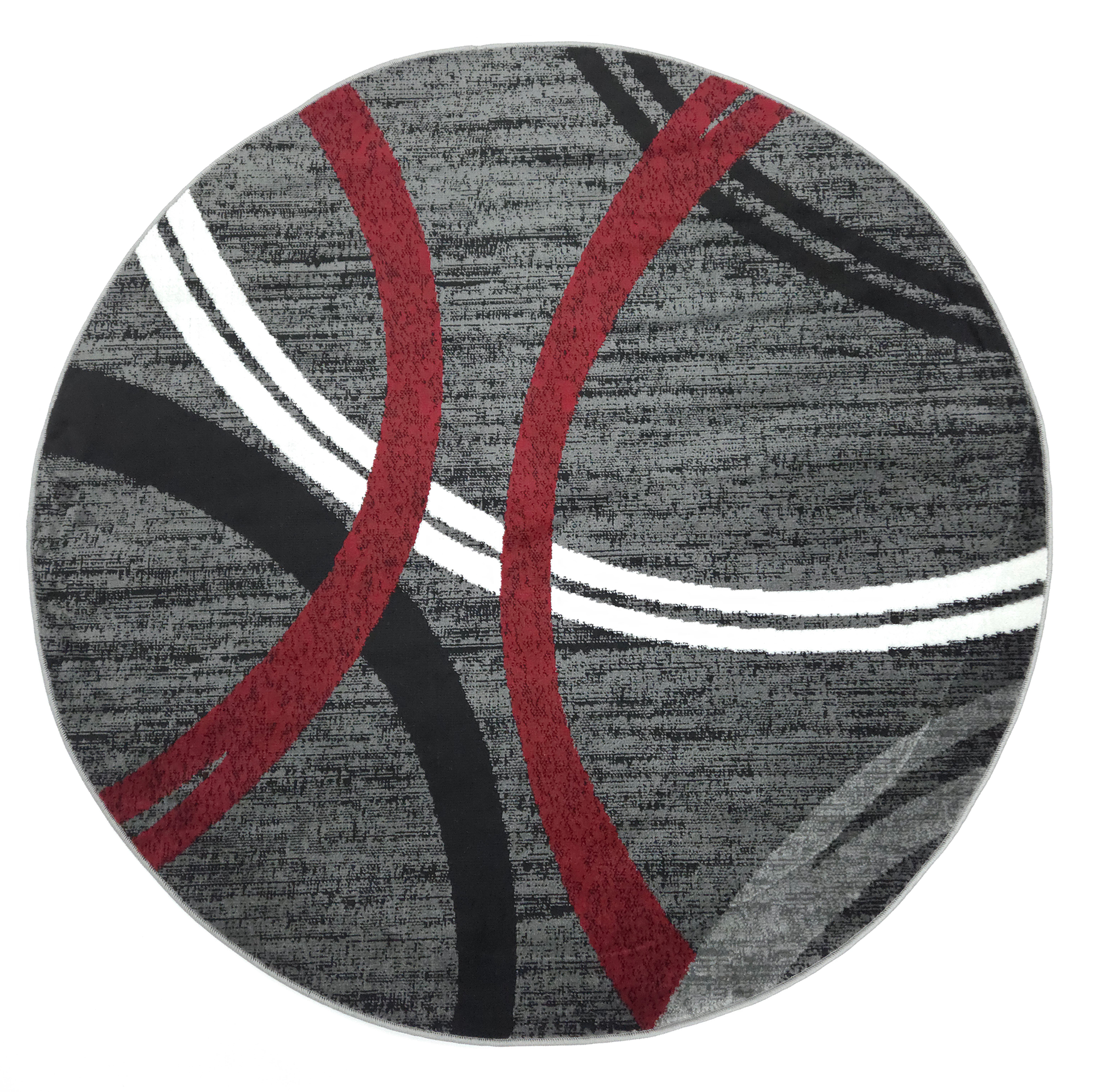 Alexa  815 DARK GREY/RED (ROUND)