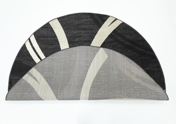 Alexa 815 FUME/BLACK (ROUND) - WA Rugs