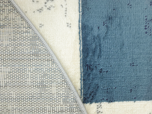 Alexa 817 GREY/BLUE (ROUND) - WA Rugs