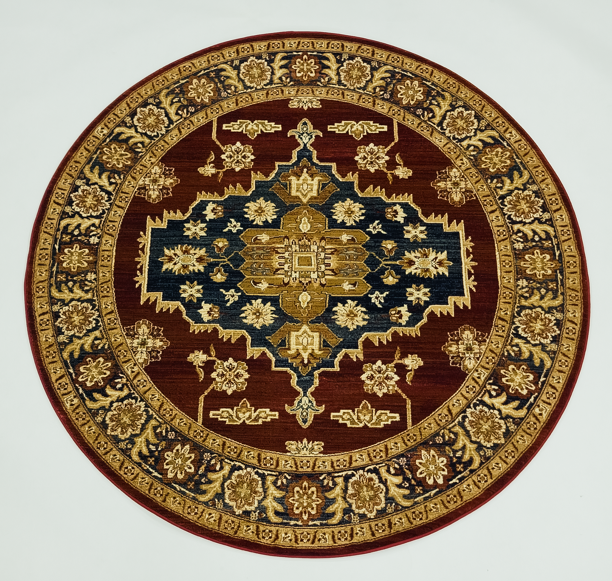 Ottoman 8583 RED/RED (Round)
