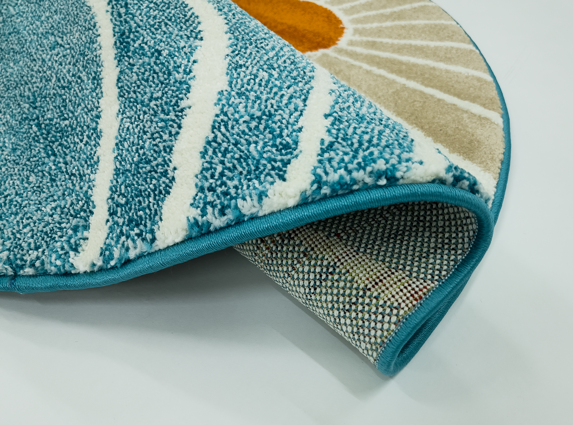 SUNDEA 858 CREAM/BLUE (Round)