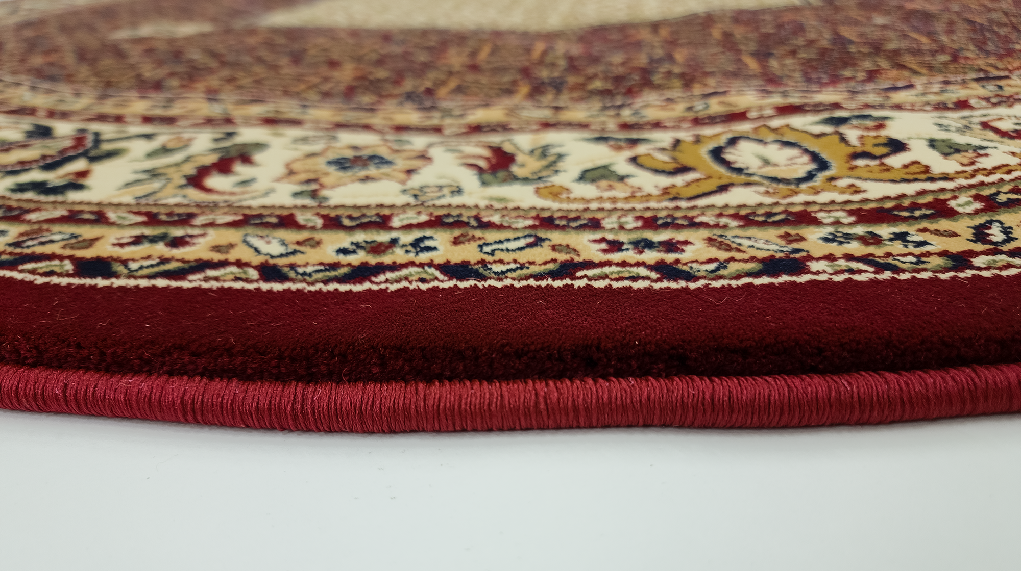 Ottoman 9052 RED/RED (Round)