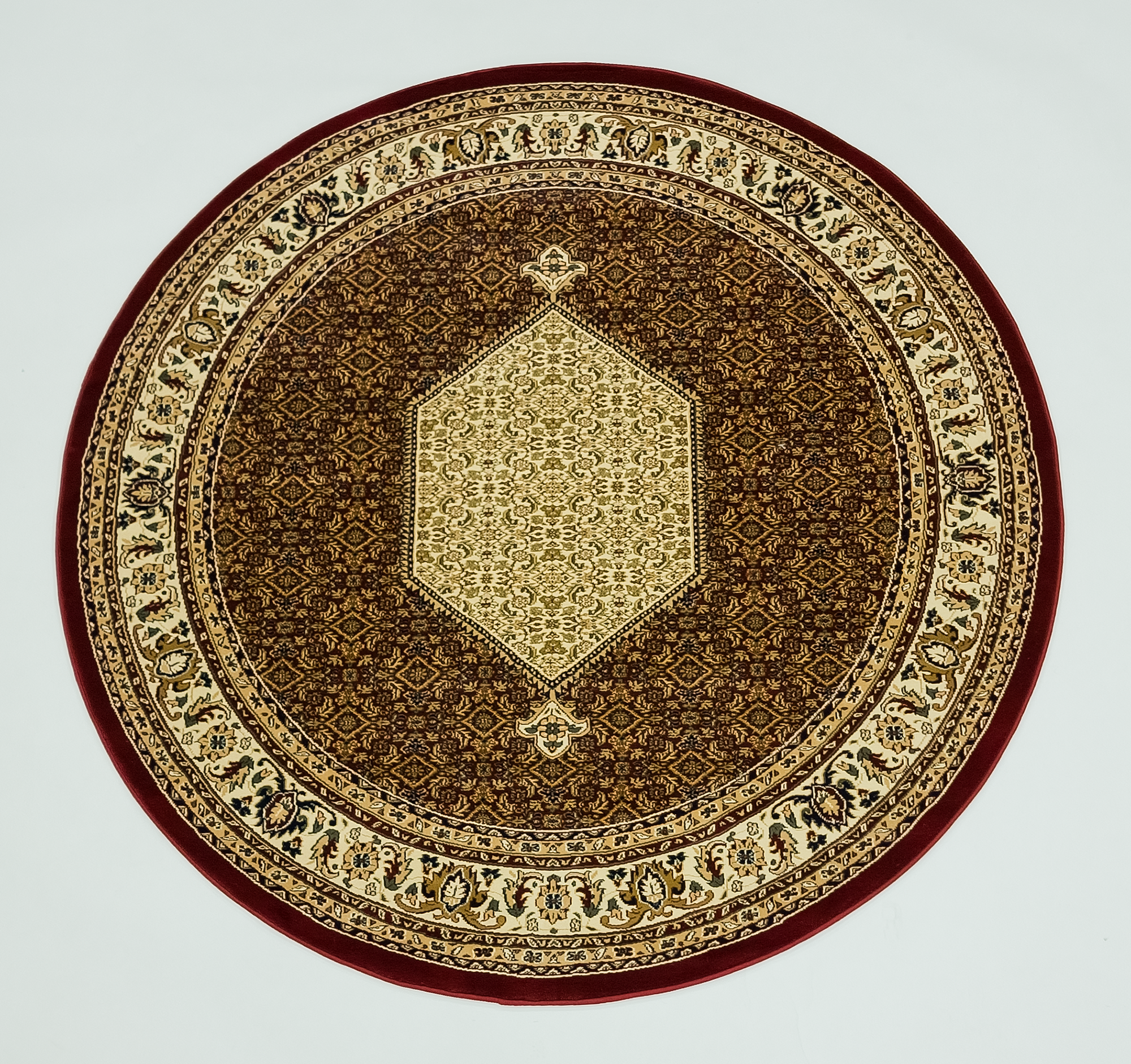 Ottoman 9052 RED/RED (Round)