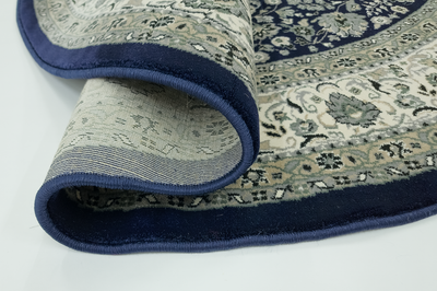 Ottoman 9063 NAVY/NAVY (Round)