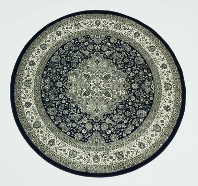 Ottoman 9063 NAVY/NAVY (Round)