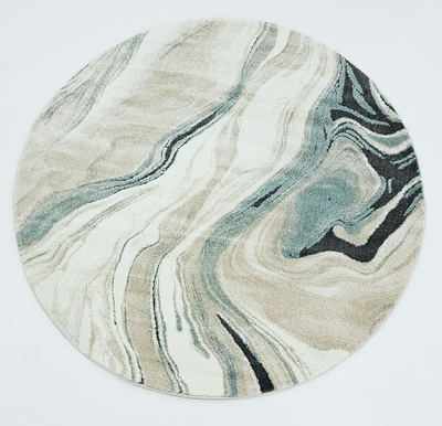 NIRVANA 982 AQUA/CREAM (ROUND)
