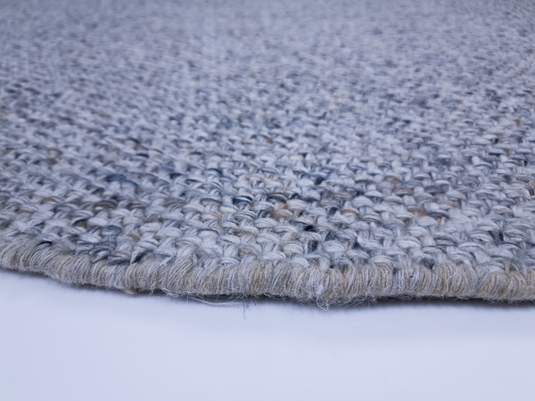 AMIRA ANTHRA -WOOL & POLYESTER (ROUND) - WA Rugs