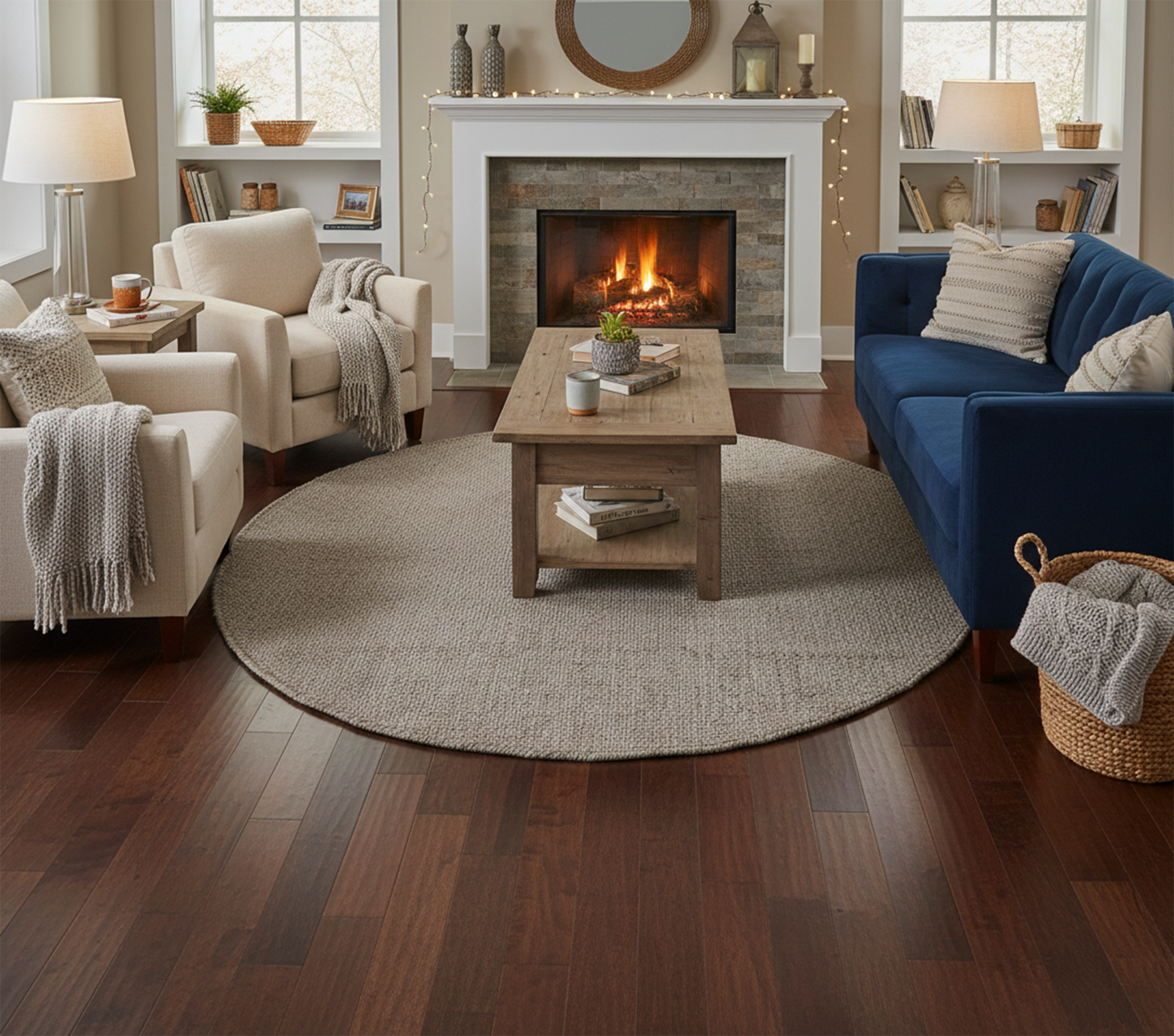 AMIRA BEIGE-WOOL &  POLYESTER