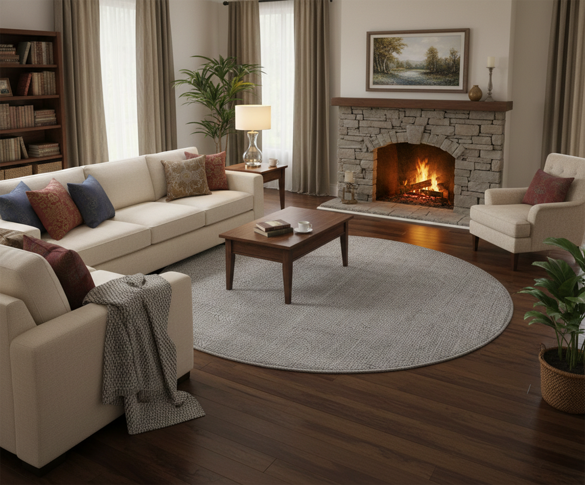 AMIRA GREY-WOOL &  POLYESTER