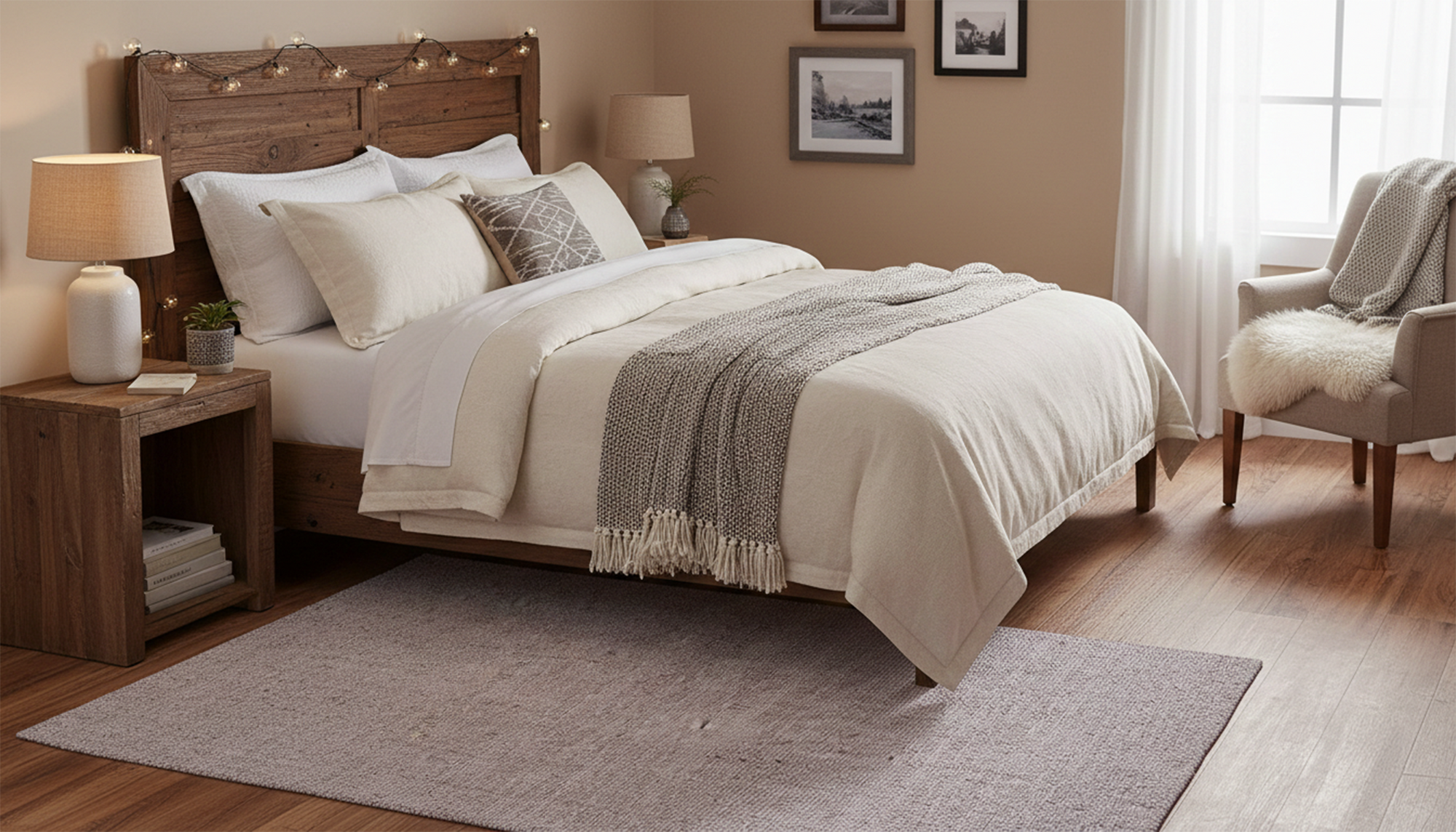 AMIRA HONEY-WOOL &  POLYESTER