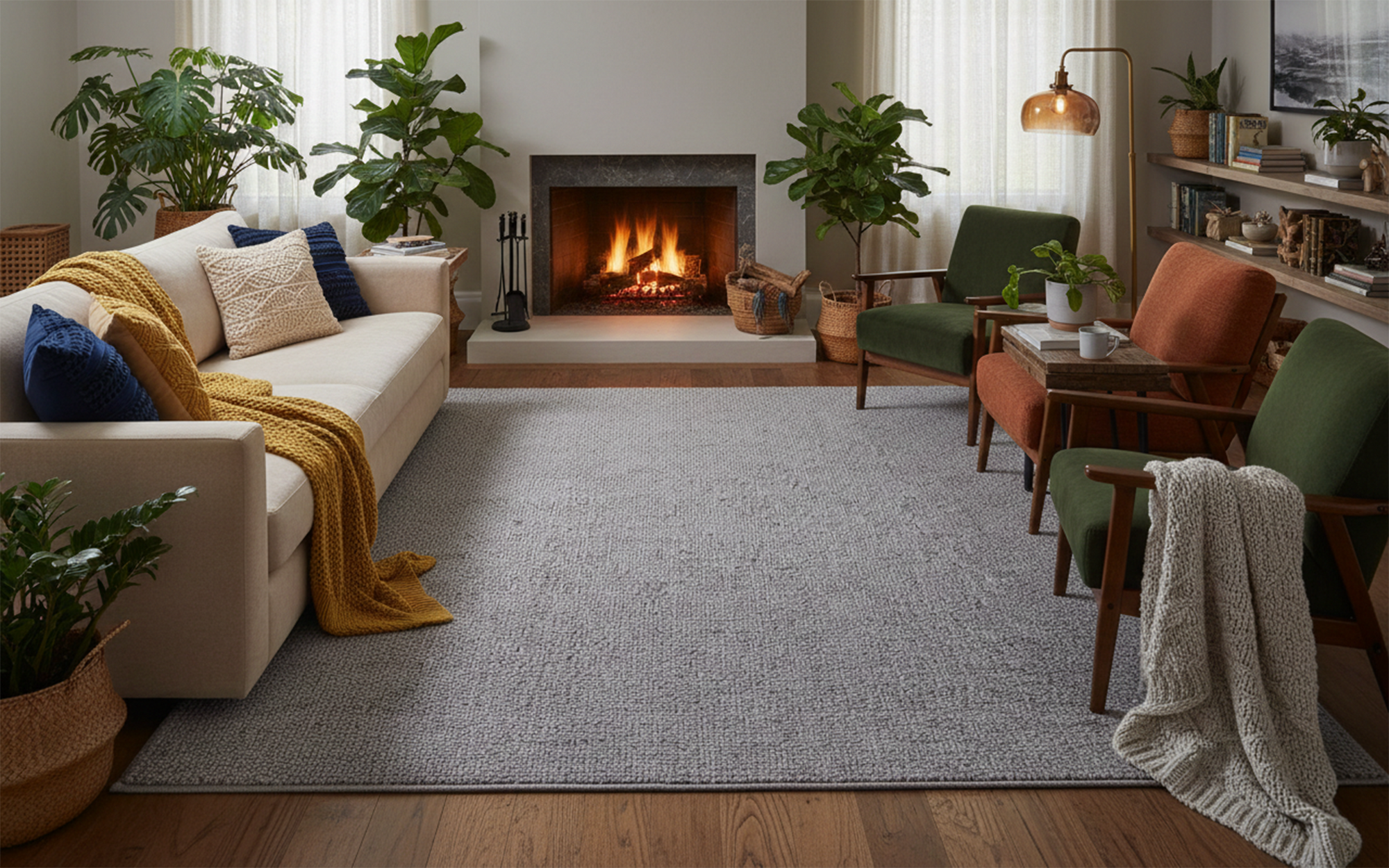 AMIRA TAUPE-WOOL &  POLYESTER