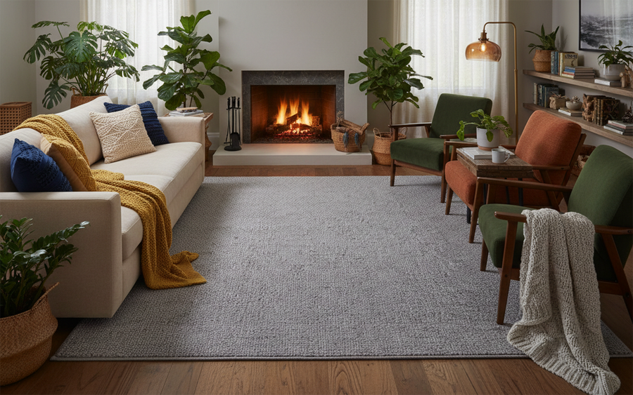 AMIRA TAUPE-WOOL &  POLYESTER