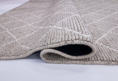 ARGYLE DIAMOND BEIGE-WOOL &  POLYESTER