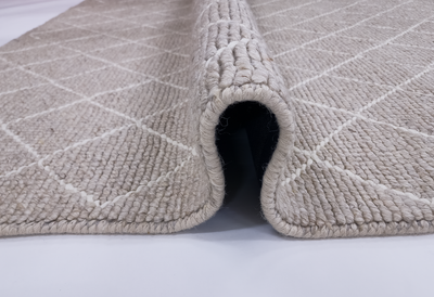 ARGYLE DIAMOND BEIGE-WOOL &  POLYESTER